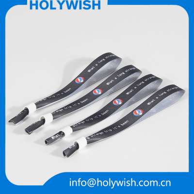 Wholesale Textile One Time Use Wristband Bracelets